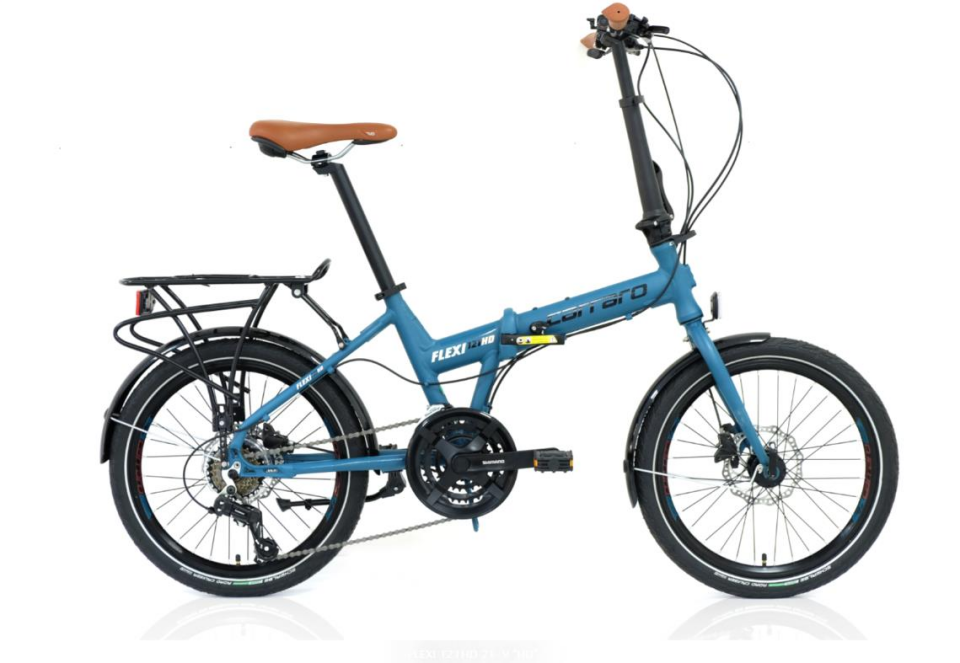 Carraro Flexi 121HD 350H HD Fren Mat Gri Siyah Holografik Krom Kahve Katlanır Bisiklet