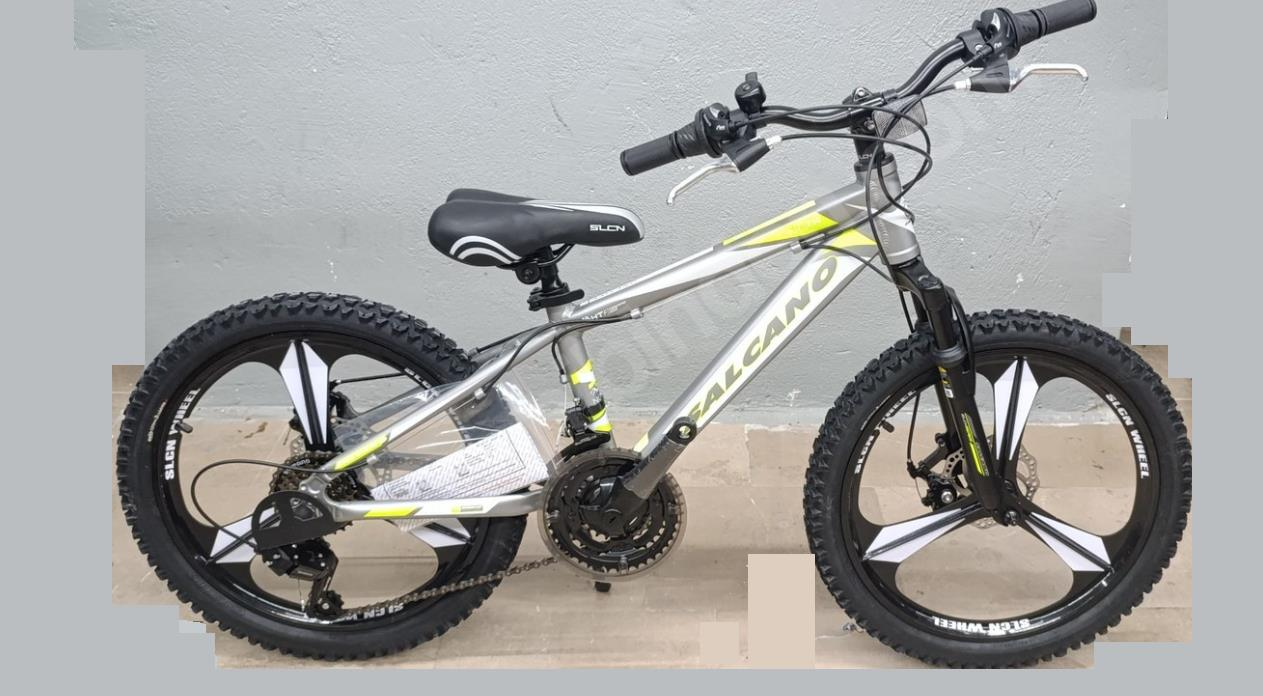 Salcano NG750 20 Monoblok Wheel Kolon Jantlı Mat Gri Sarı Çocuk Bisikleti