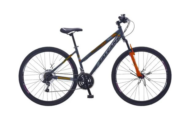 Salcano City Lily V17'  Antrasit Gri Kırmızı Kadın Şehir Bisikleti