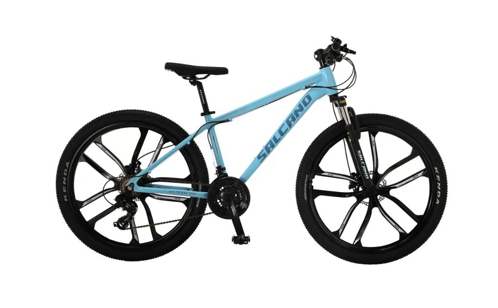 Salcano NG TEAM 200 26 HD MonoBlok Jant 21 vites 15'' Açık Mavi Hologram Dağ Bisikleti