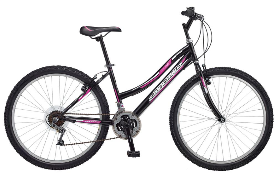Salcano Excel 24 Lady Siyah Pembe Kız Çocuk Dağ Bisikleti