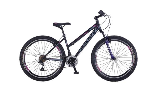 Salcano Lily 24 Lady V Fren 24 Jant Siyah Mor Gri Kız Çocık Dağ Bisikleti