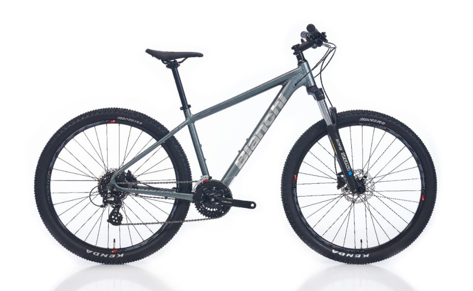 Bianchi Magma 27.1 27.5 Jant 24 Vites Altus 38Cm Parlak Koyu Gri Gümüş Dağ Bisikleti