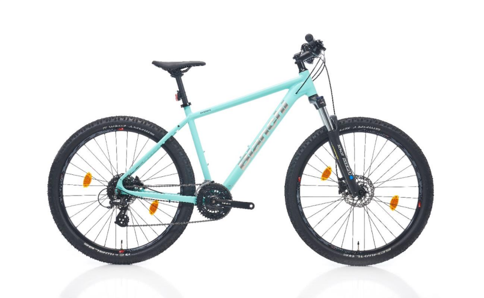 Bianchi Magma 27.1 27.5 Jant 24 Vites Altus 43Cm Celeste Yeşil Gümüş Dağ Bisikleti