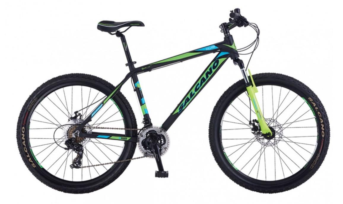 Salcano NG750 26 Hidrolik Disk Fren 18'' Mat Siyah Yeşil Turkuaz Dağ Bisikleti