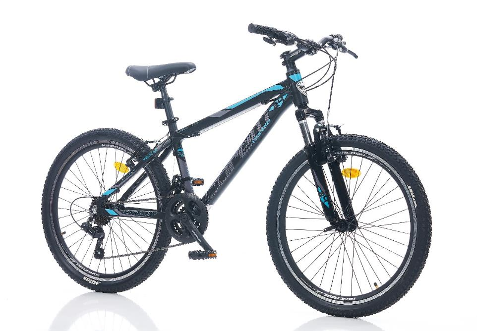 Corelli Felix 3.2 24 Jant V Fren Siyah Turkuaz Çocuk Dağ Bisikleti