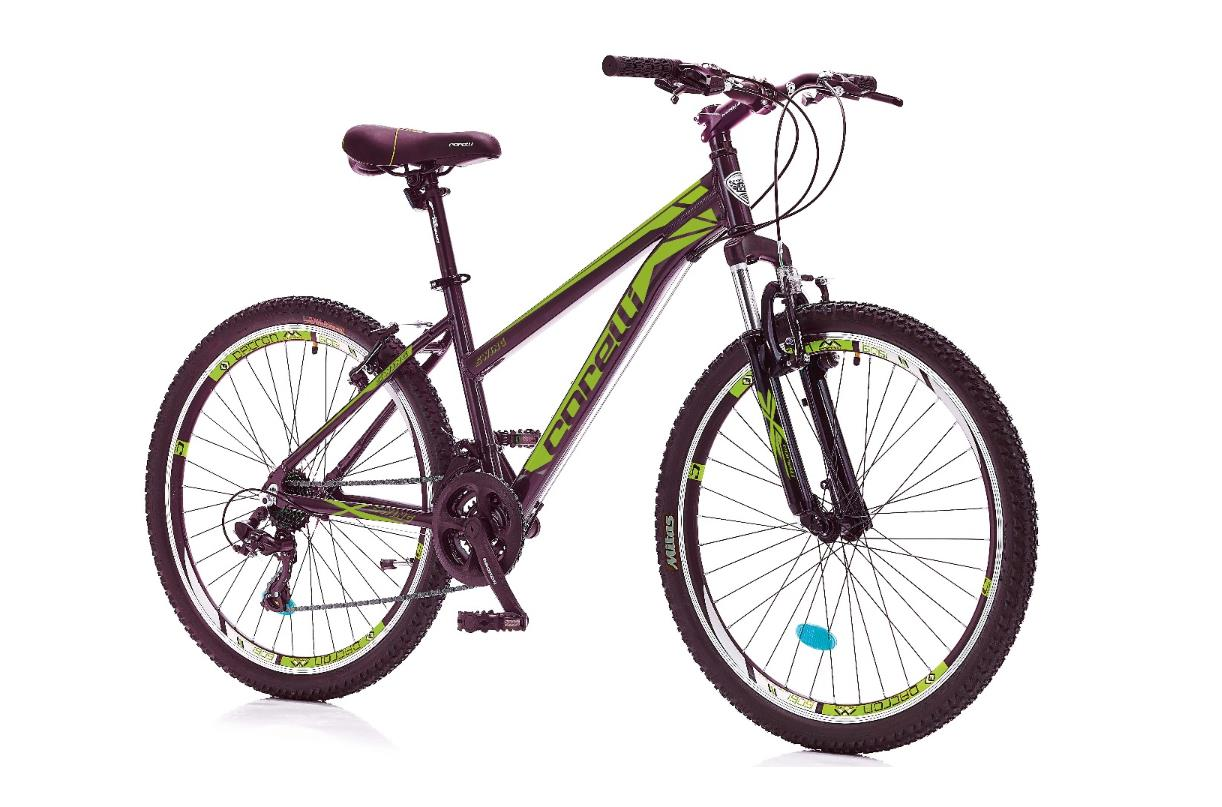 Corelli Swing 3.1 24 Jant V fren Siyah Yeşil Gri Çocuk Dağ Bisikleti