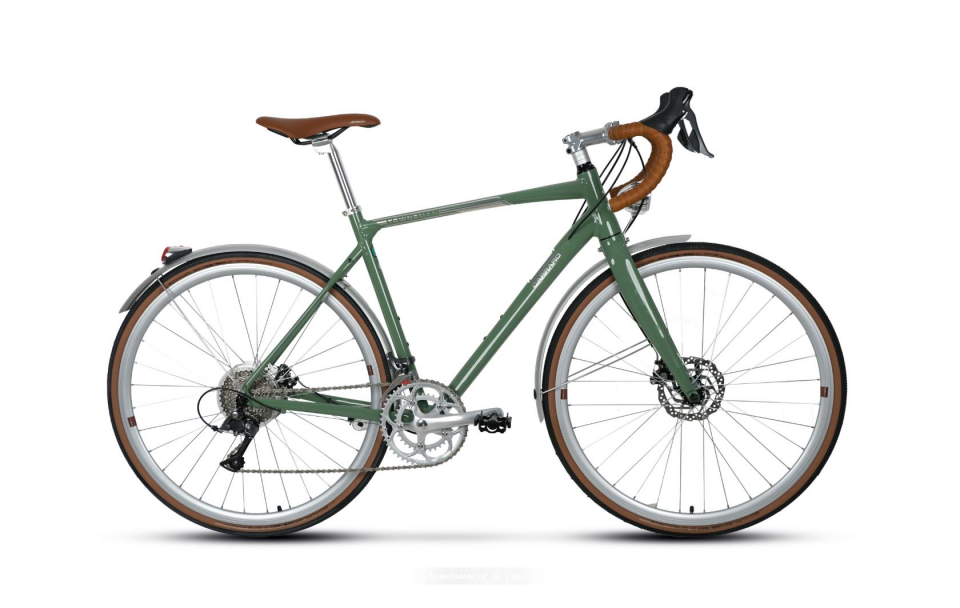 Carraro Townsman 28 52cm Koyu Yeşil Krom Gravel Yol Bisikleti