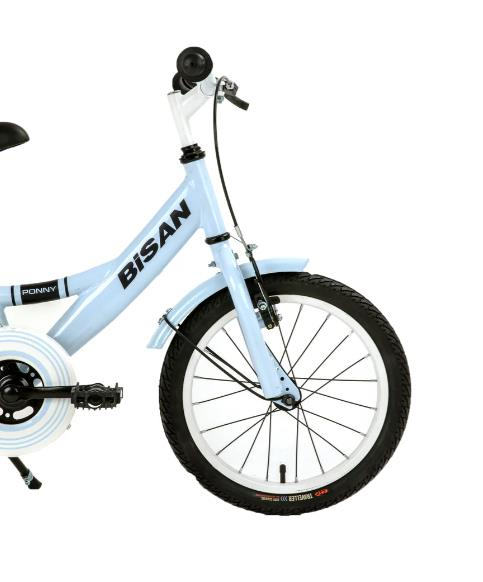 Bisan Pony 16 Jant Turkuaz Siyah Vitessiz Çocuk Bisikleti