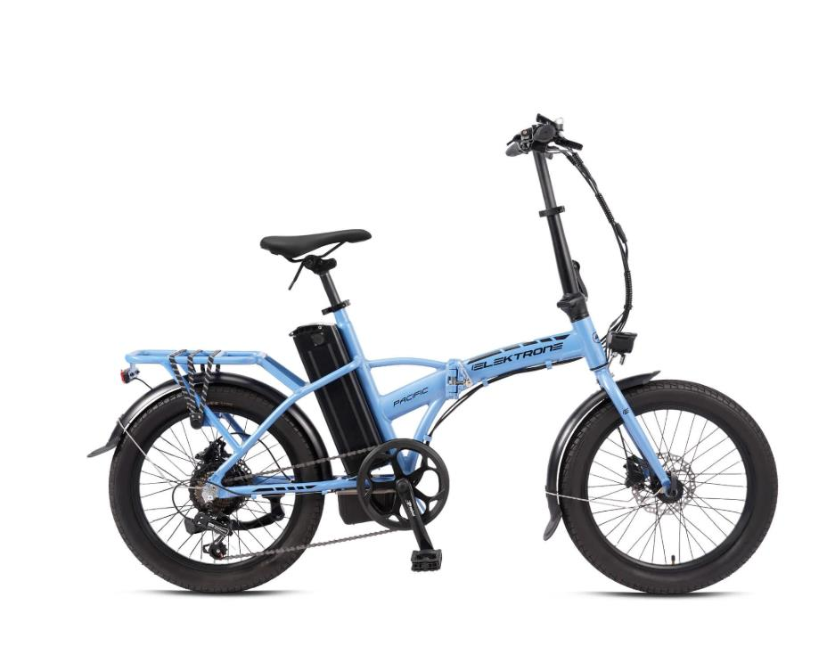 Elektrone Pasific 20 Hidrolik Dİsk Fren Katlanır E- Bike Mavi Siyah