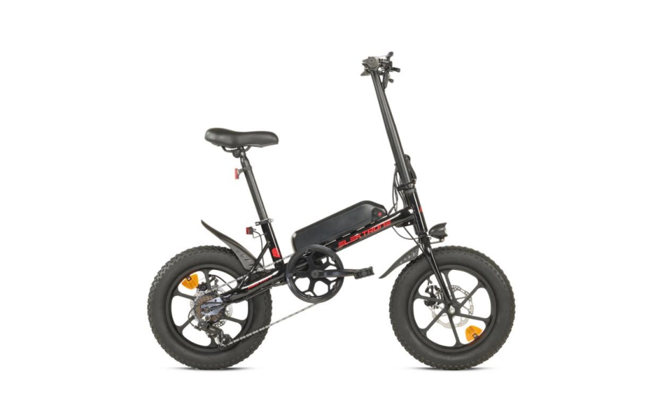 Elektrone Mini Volt 16 Jant Elektrikli Bisiklet Siyah Kırmızı