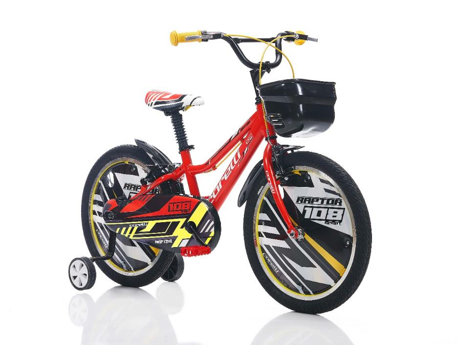 Corelli Raptor 16 Jant Kırmızı Beyaz Çocuk Bisiklet