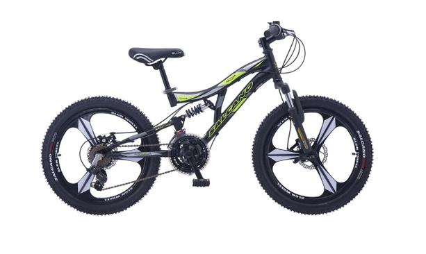 Salcano Nova 20 Md Monoblok Jant Siyah Sarı çocuk Çocuk Bisikleti