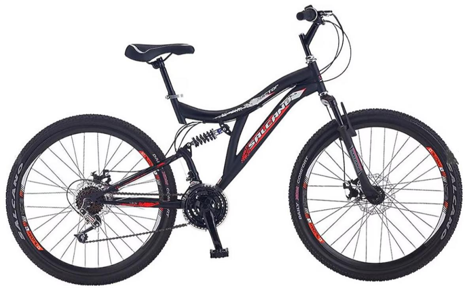 Salcano Hector 26 Mekanik Dİsk Fren 21 Vites Siyah Mavi Dağ Bisikleti