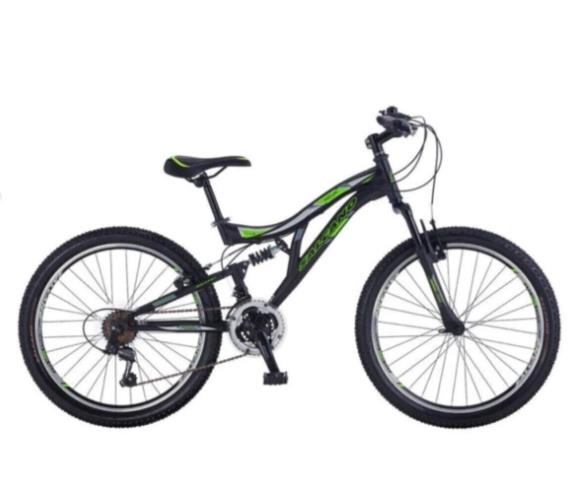 Salcano Nova 26 V Siyah Yeşil Dağ Bisikleti