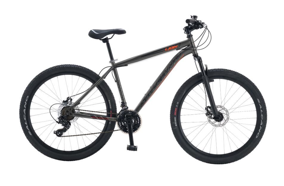 Salcano Lion 27,5 18'' Hidrolik Disk Fren Mat Antrasit Gri Sarı Dağ Bisikleti