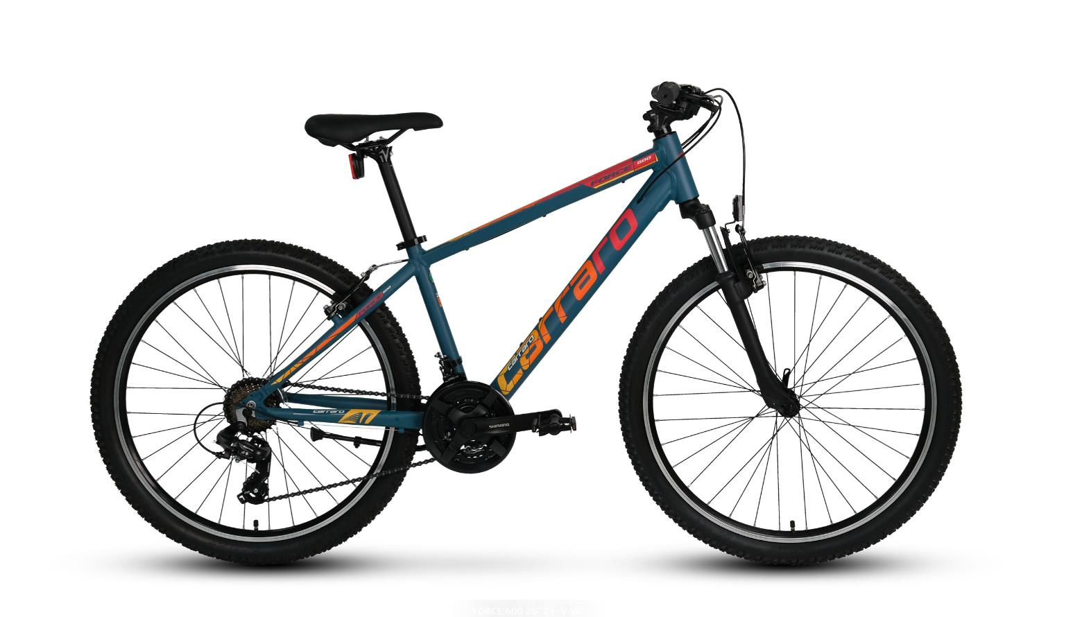 Carraro Force 600 482H 21-V Dağ Bisikleti Mat Petrol Yeşili Kırmızı