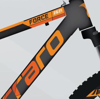 Carrraro Force 700 482H Antrasit Turuncu Beyaz Dağ Bisikleti