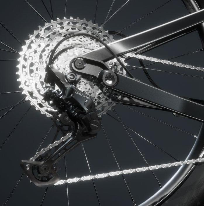 Shimano Deore RD-M6100 Arka Aktarıcı Shadow Plus 12V SGS +51