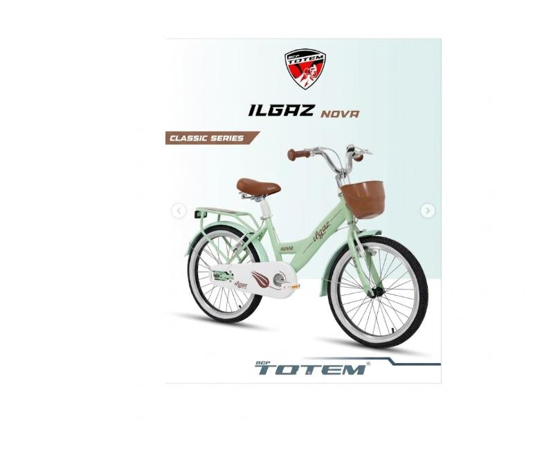 Totem Ilgaz Classic 16 jan Destek Tekerli Çocuk Bisikleti Çağla Yeşili