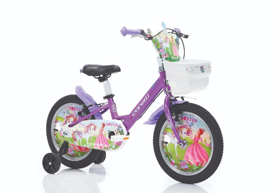 Corelli Lovely 20 Jant Mor Beyaz Kız Çocuk Bisikleti