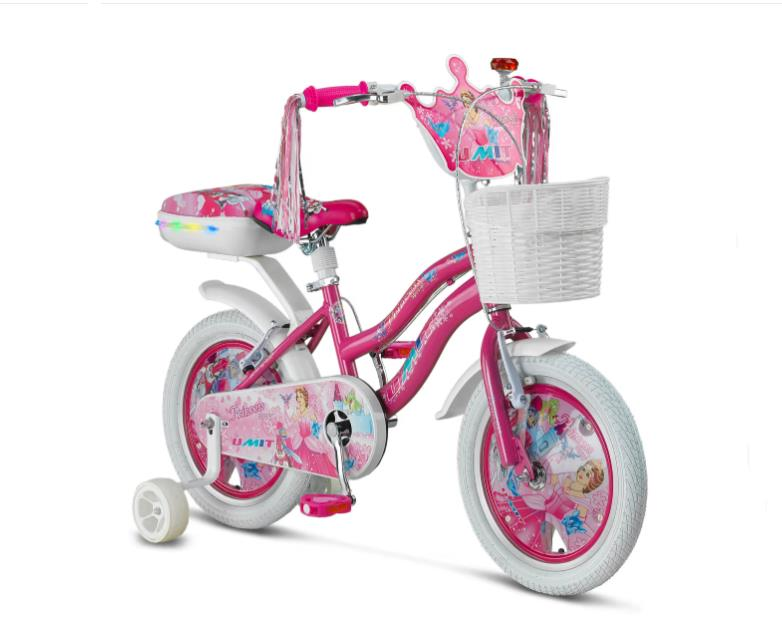 Ümit Prıncess 16 Jant Pembe Beyaz Kız Çocuk Bisikleti