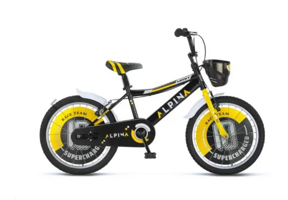 Ümit Alpina 16 Jant Siyah Sarı Erkek Çocuk Bisikleti