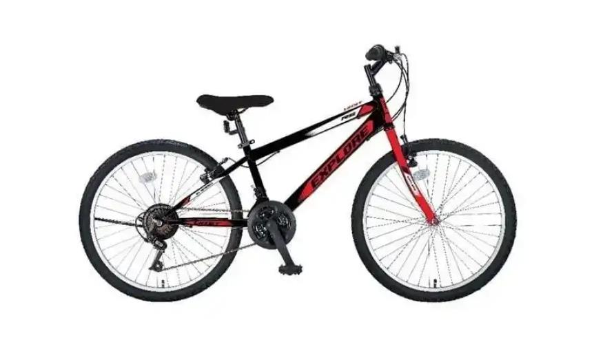 Ümit Explorer 24 Jant Siyah Kırmızı Erkek Dağ Bisikleti