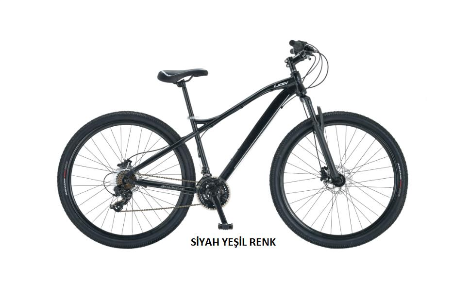 Salcano Lion 29 HD 17'' Siyah Yeşil Renk Dağ Bisikleti