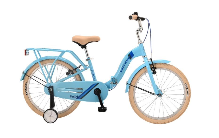 Salcano Flayer Folda  16 Jant Açık Mavi Katlanır Çocuk Bisikleti