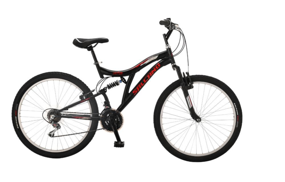 Salcano Hector 26V  Parlak Siyah Kırmızı Dağ Bisikleti