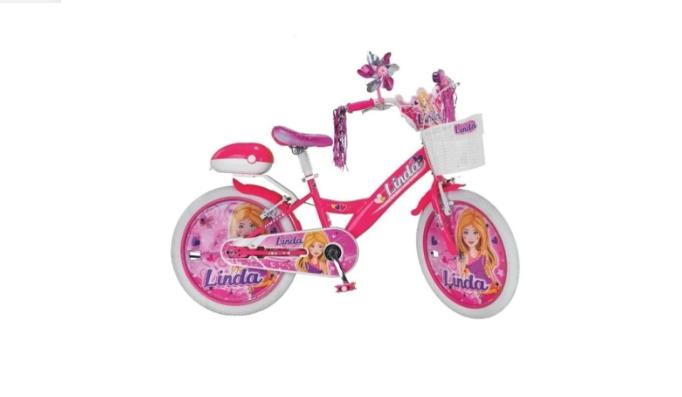 Mito Linda 20 Jant Pembe Beyaz Kız Çocuk Bisikleti