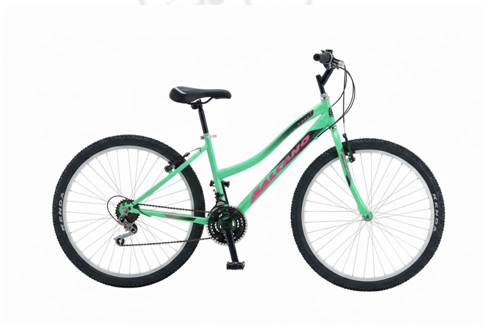 Salcano Excel 26 Mint Yeşili Pembe Siyah