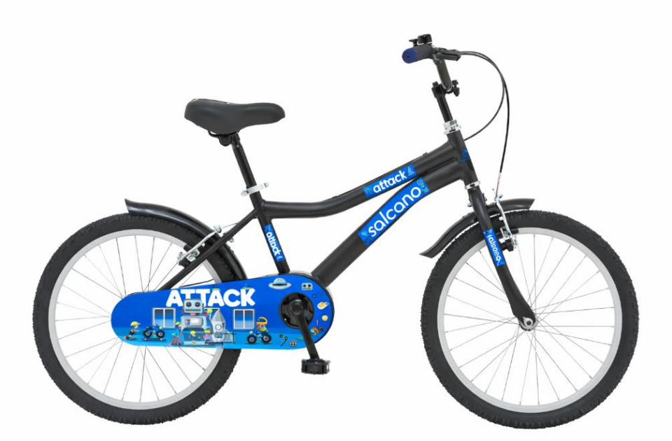 Salcano Attack 20 Jant Siyah Mavi  Çocuk Bisikleti