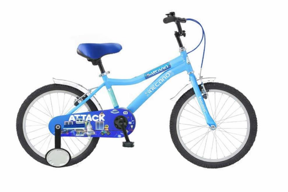 Salcano Attack 20 Jant Açık Mavi - Mavi Çocuk Bisikleti