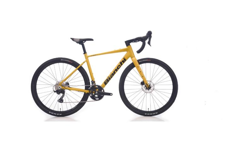 Bianchi Nirone 7 Disk GRX610 2X12 50 Cm Mat Sarı Siyah Gravel