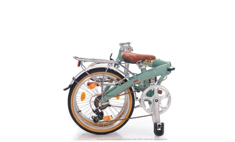 Bianchi Wev Wintage 20 Jant Katlanır Bisiklet Celeste Yeşil Krem