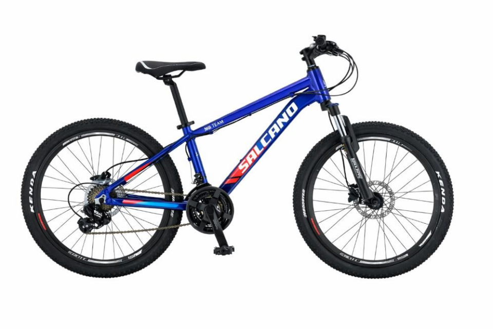 Salcano NG TEAM 300 26 Jant  Hidrolik Disk Fren 21 vites 15'' Azur Mavi Turuncu Dağ Bisikleti