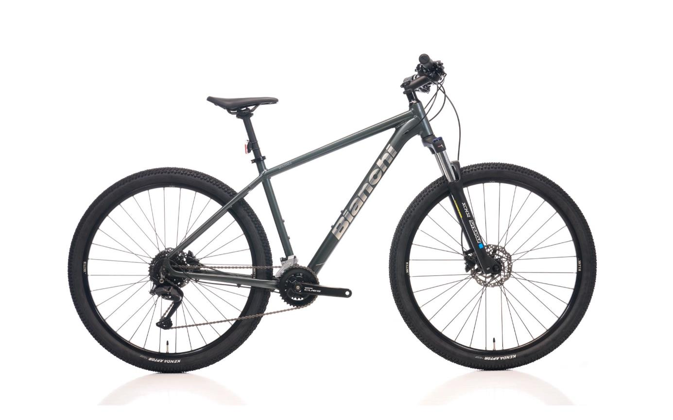 Bianchi Magma 27S CUES 2X9 Vites 43CM 27.5 Jant Koyu Gri Gümüş MTB Dağ Bisikleti