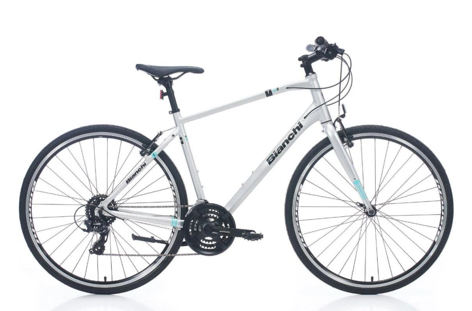 Bianchi T008 24 Vites V-Fren 53 Cm Erkek Şehir Bisikleti  Açık Gri-Celeste