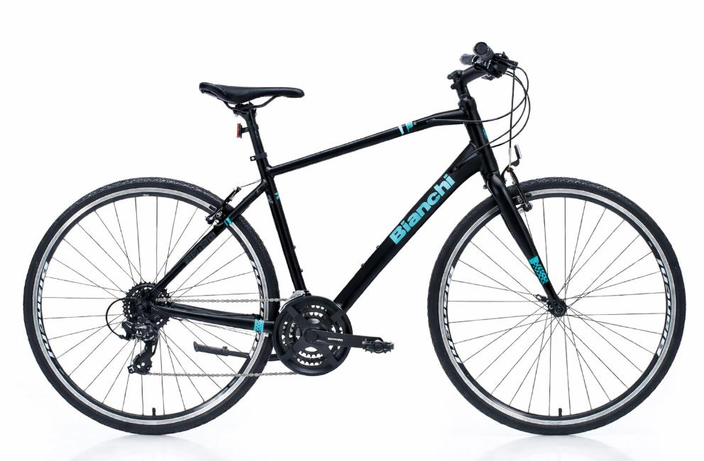 Bianchi T008 24 Vites V-Fren 46 Cm Erkek Şehir Bisikleti  Siyah Celeste
