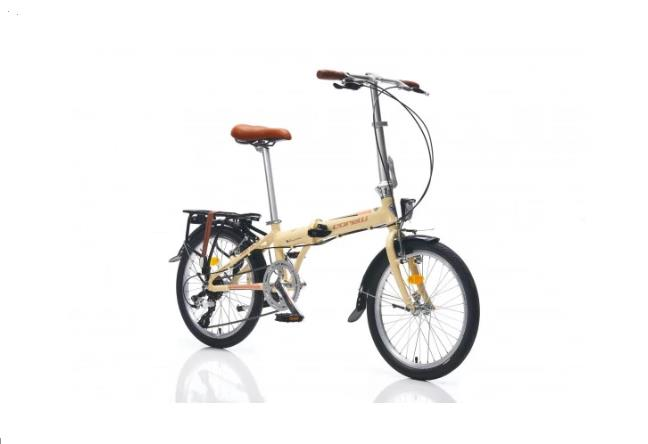 Corelli Just 1.0 20 Jant Krem Kahverengi Katlanır Bisiklet